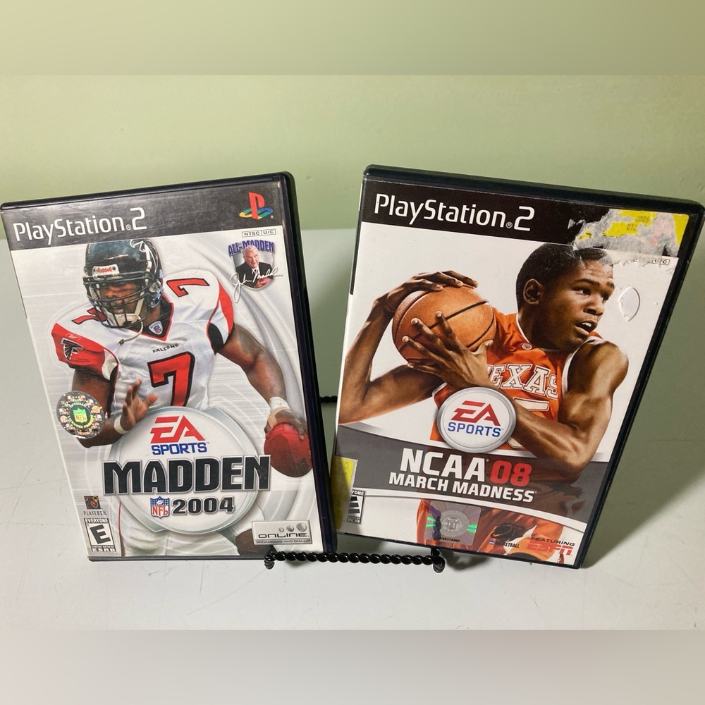 PlayStation 2 Game Bundle - Madden 2004 & NCAA 08